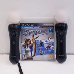 Sony PS3 controllers - Move controllers + Sports Champions