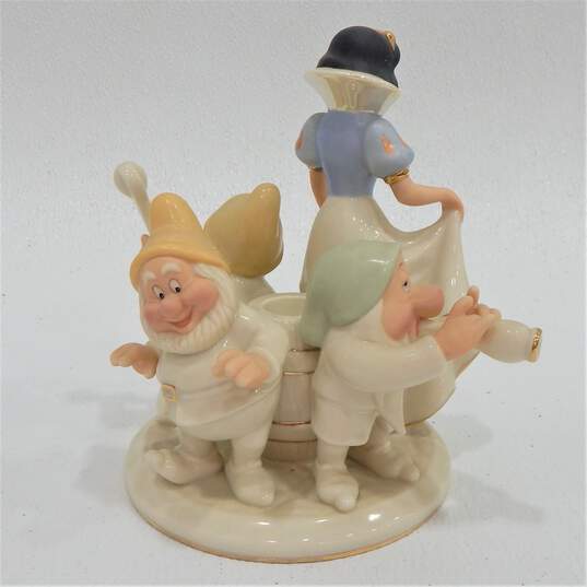 Lenox Snow White & The Seven Dwarfs Candlestick Set w/ COA IOB image number 4