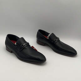 NWT Mens Kaylor 25572-001 Black Leather Slip-On Loafer Shoes Size 13 M