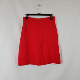 Kate Spade Women Red Wool Skirt Sz 2