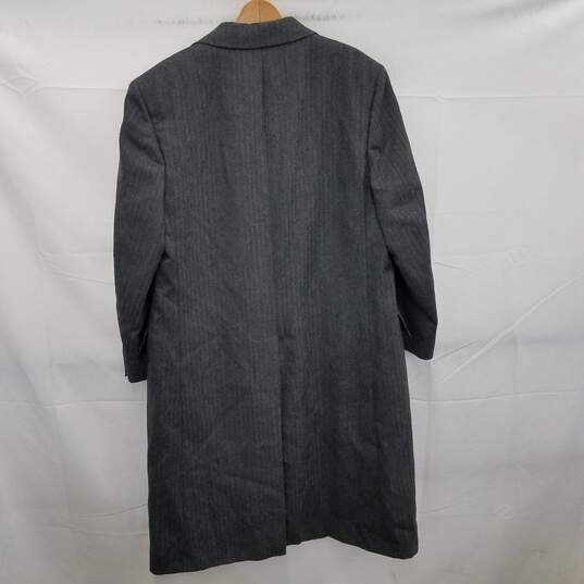 Unsized Men's Hart Schaffner & Marx Grey Virgin Wool Coat image number 2