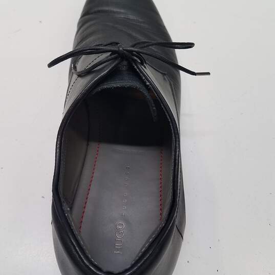 Hugo Boss Derby Dress Shoes Black Men's Size 11 image number 8