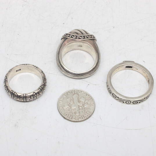 Assortment of 3 Brighton Sterling Silver Rings (Size 5-8.50) - 21.6g image number 8