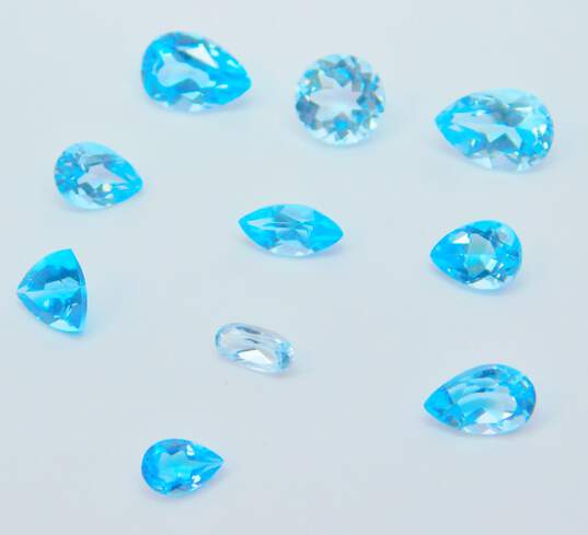 Blue Topaz Variety Loose Gemstones 2.1g image number 2