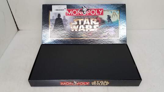Star Wars Monopoly Classic Trilogy Edition Board Game IOB - Incomplete image number 1