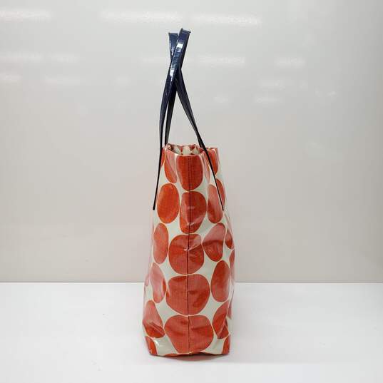 Kate Spade Daycation Bon Shopper Crosshatch Dots Tote Bag Coated Nylon 12x13x5" image number 2