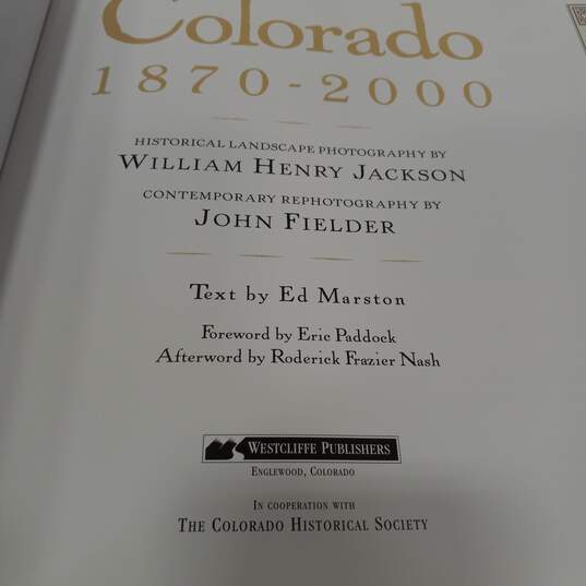 Colorado 1870-2000 By WH Jackson & John Fielder Signed Hardcover image number 4