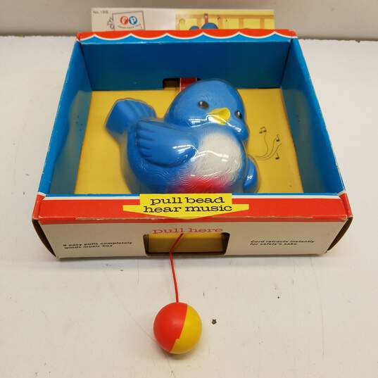 Fisher Price 1968 Pull a Tune Blue Bird image number 4