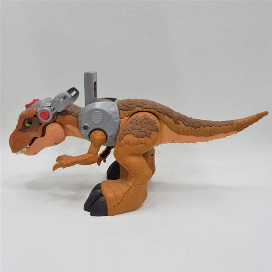 Imaginext Large 2018 T Rex Dinosaur Toy | Jurassic World Sounds & Lights image number 2