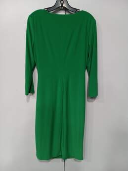 Lauren Ralph Lauren Women's Green Wrap Dress Size 10 alternative image