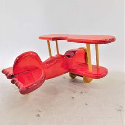 Woodstock Toymakers Classic Biplane Red alternative image
