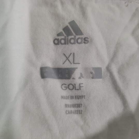 Mens Short Sleeve Crew Neck Regular Fit Golf Pullover T-Shirt Size XL image number 4