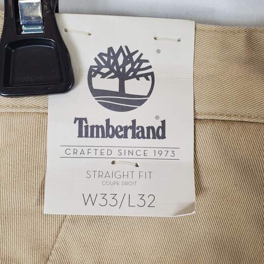 Timberland Men Beige Khaki Pants 33 NWT image number 3