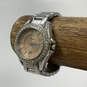 Designer Fossil Silver-Tone Quartz Rhinestone Round Dial Analog Wristwatch image number 1