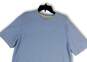 Mens Blue Crew Neck Short Sleeve Regular Fit Pullover T-Shirt Size Medium image number 3