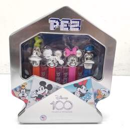 Disney 100 Years PEZ 4 Platinum Characters In Collectors Tin Gift IOB alternative image