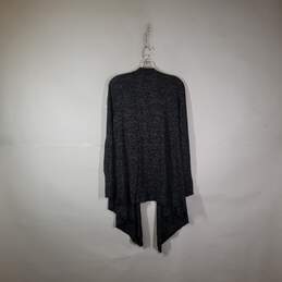 NWT Womens Heather Long Sleeve Hi-Low Hem Open Front Cardigan Sweater Size XL alternative image