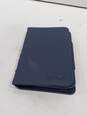 Rose Gold Tone Samsung Galaxy Tab 3 w/ Navy Blue Leather Case image number 3