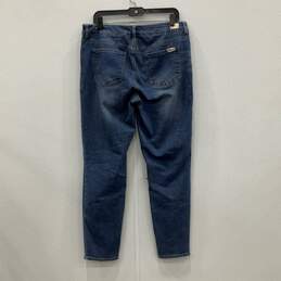 Womens Blue Denim Stretch Medium Wash 5-Pocket Design Skinny Jeans Size 14 alternative image