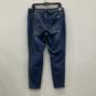 Womens Blue Denim Stretch Medium Wash 5-Pocket Design Skinny Jeans Size 14 image number 2
