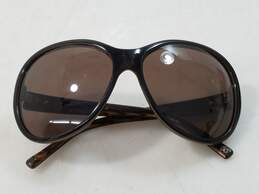 Dolce & Gabbana Brown Woodgrain Pattern Butterfly Frame Sunglasses