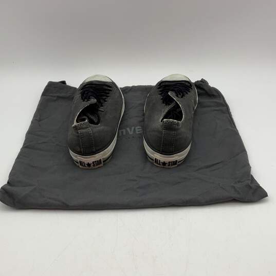 Converse Mens Black Gray Low Top Lace Up Sneaker Shoes Size 7 with Dust Bag image number 3
