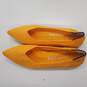 Rothys Yellow Knit Pointed Toe Flats Women's Size 7.5 image number 3