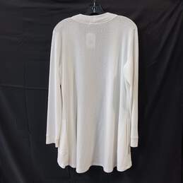 Women's Eva Varro White Sweater Size L NWT alternative image