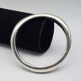 Simon Sebbag SSD Sterling Silver Round Wave Bangle Bracelet 24.2g alternative image
