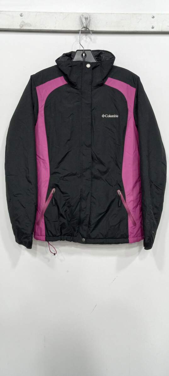 Columbia Women's Black & Purple Jacket Size M image number 1