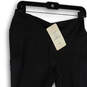 NWT Womens Black Stretch Elastic Waist Pull On Ankle Leggings Size XL image number 3