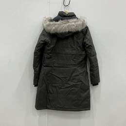 Womens Gray Apres Arson Long Sleeve Hooded Full Zip Parka Jacket Size L alternative image
