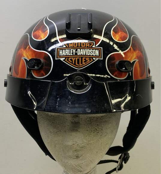Harley Davidson Black Motorcycle Helmet Sz. XS image number 1