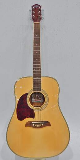 Oscar Schmidt by Washburn Brand OG2/N/LH Model Left-Handed Wooden Acoustic Guitar
