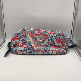 Womens Multicolor Floral Detachable Strap Retired Travel Quilted Duffle Bag alternative image