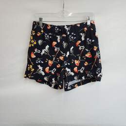 The North Face Black Multicolor Floral Patterned Short WM Size S