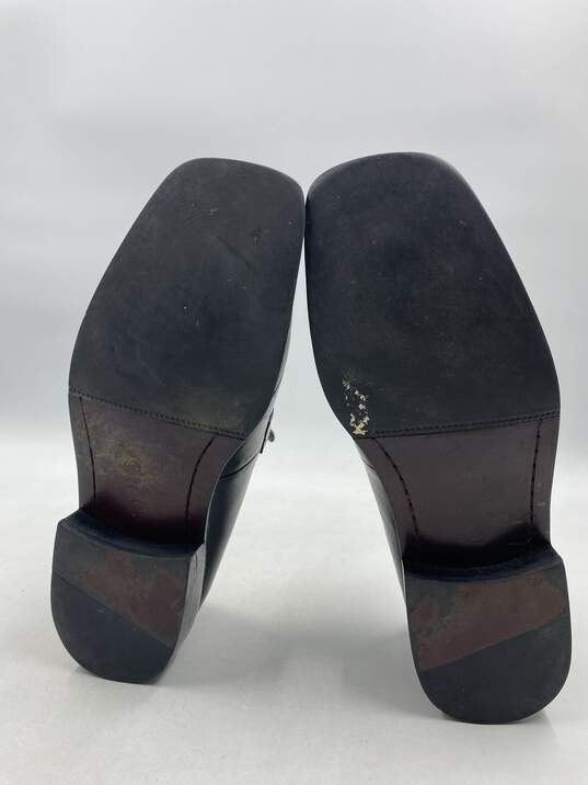 Authentic YSL Square-Toe Black Loafer M 9 image number 7
