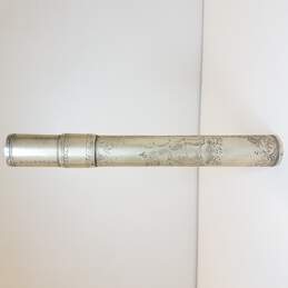 Sterling Silver Engraved RJN Cigar Holder With Case 131.7g alternative image
