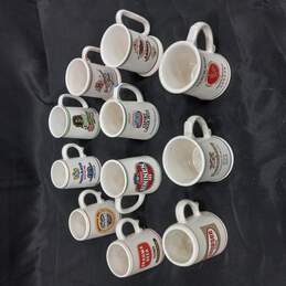 Bundle of Eleven Tankards of the World's Great Breweries: Franklin Porcelain Mini Mugs alternative image