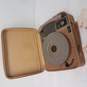 Vintage Masterworks Solid State 4-Speed Deluxe Portable Phonograph Untested image number 2