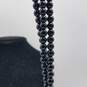 Heidi Daus Gold Tone Black Beads Crystal 40 Inch Necklace 240.0g image number 2