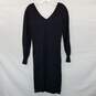 Burberry Black Knit Bodycon Dress Wm Size S AUTHENTICATED image number 1