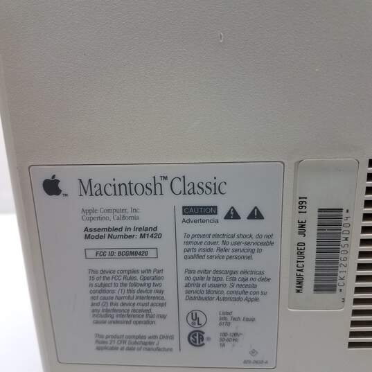 Macintosh Classic Monitor M1420 image number 4