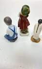 Porcelain Figurines Lot of 3 Vintage Ceramic Statutes/ Marked on Bottom image number 2