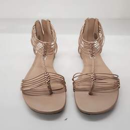 Jennifer Lopez Women's Farrah Metallic Bronze Strappy Sandals Size 9 alternative image