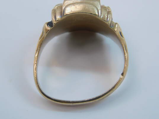 Vintage 9K Yellow Gold 1954 High School Class Ring 11.4g image number 6