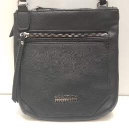 Kenneth Cole Reaction Triple Compartment Crossbody Bag Black