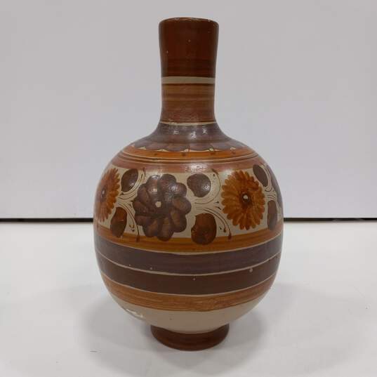 Vintage Mexican Pottery Vase image number 2