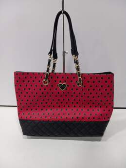 Betsey Johnson Watermelon Leather Tote Bag