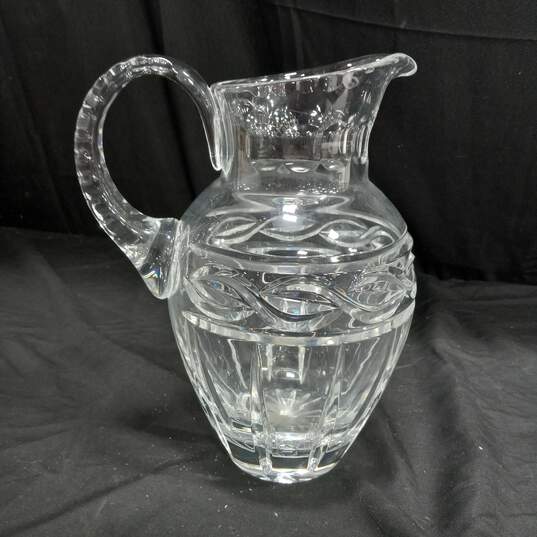 Crystal Cut Water Pitcher image number 1